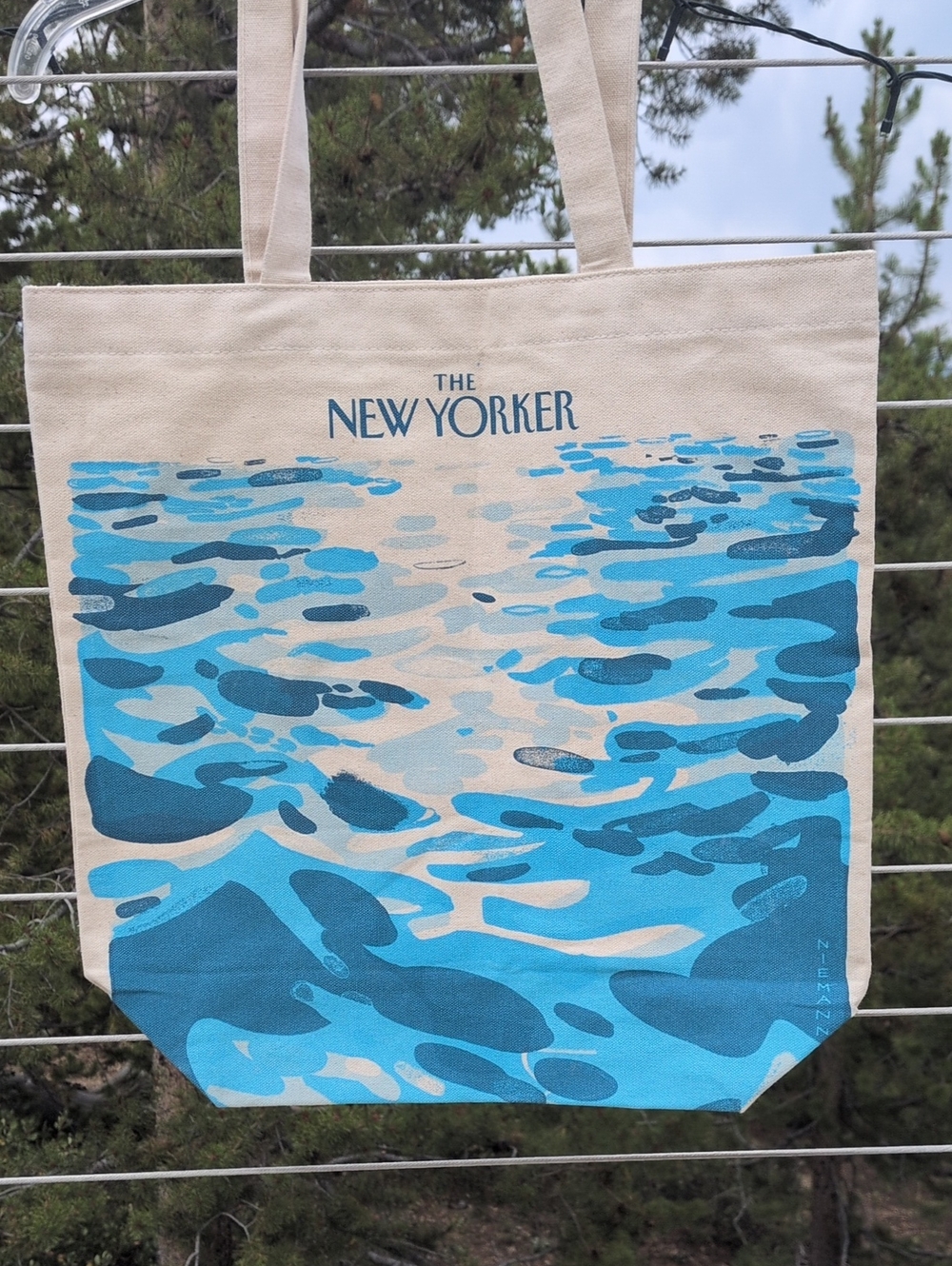 The New Yorker - Sea - Christoph Niemann Tote